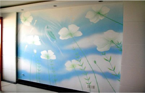 丹江口画墙绘怎么画好白云的蓬松感？