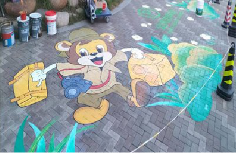 丹江口夏季画地面彩绘会遇到的问题