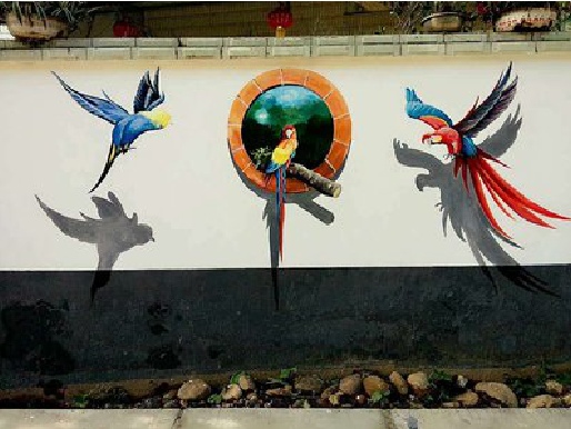 丹江口视觉错位-3D墙绘设计