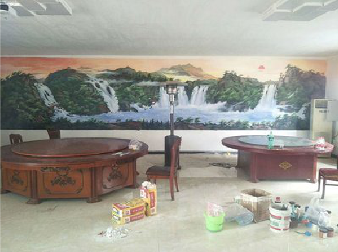 丹江口墙绘-写实风景