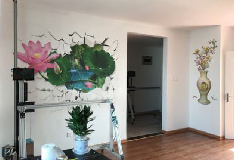 丹江口墙体彩绘相比墙纸的优势。