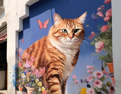 丹江口自己绘制有个性的手绘墙