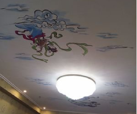 丹江口如何快速绘制天花板上的手绘墙？
