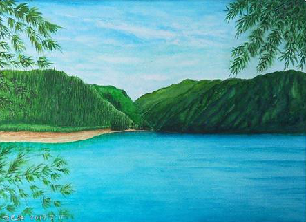 丹江口在墙绘中，如何绘画绿水青山？