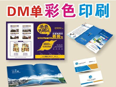 丹江口单页印刷，色彩搭配简单。